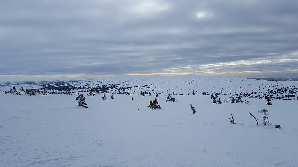 Fra Hafjellet mot Nevelfjell