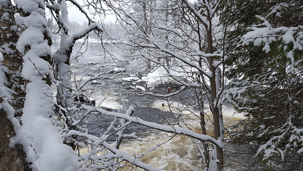 Mesnaelva, Øvstedalsfossen