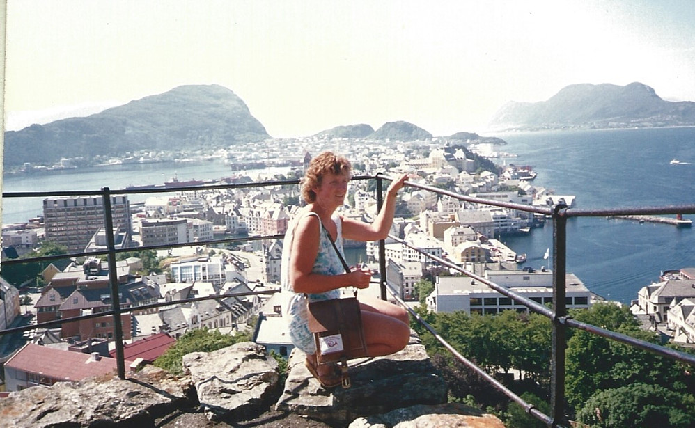 Utsikt over 
ålesund
