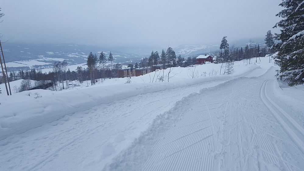 Fra tverrløypa ved Nybu
