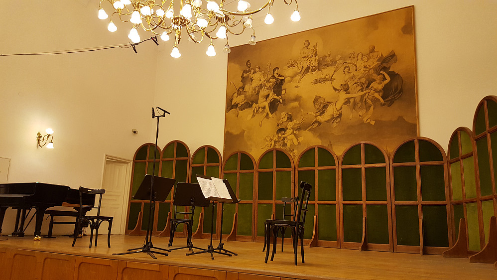 Klar for konsert på Frans Lisztmuseet