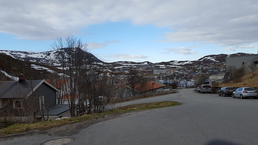 Utsikt fra Sætergamdalen, klar for retur til Alta