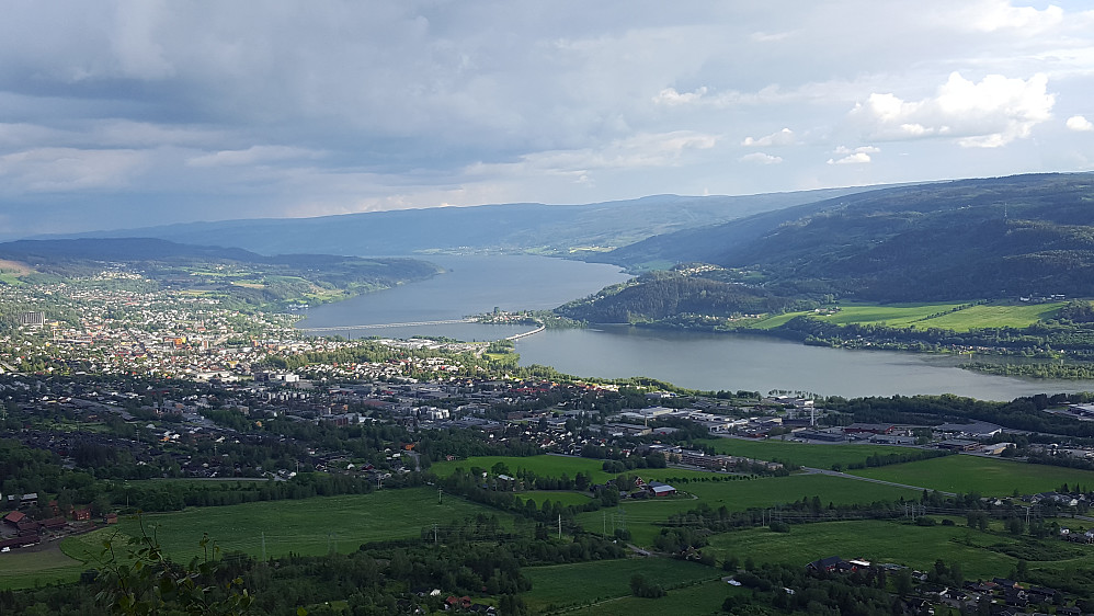 Utsiktspunktet nedenfor masta