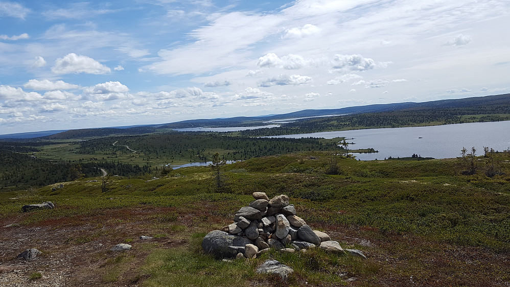 På vei ned igjen