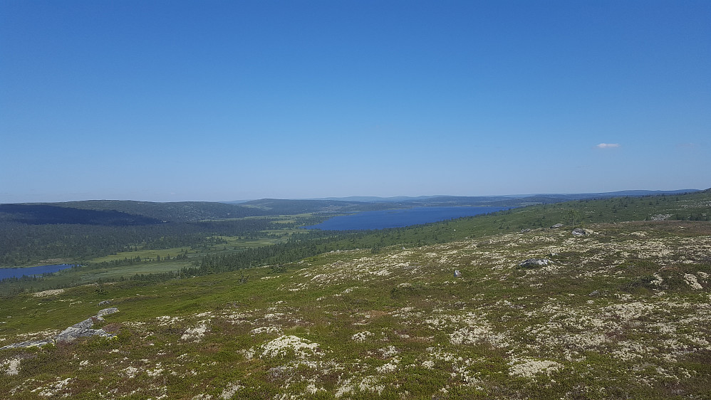 På veg ned fra Nevelfjell