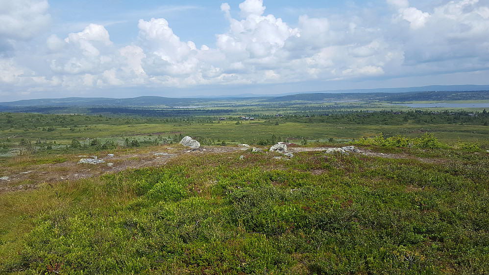 På Lunkefjell øst, veldig disig i dag