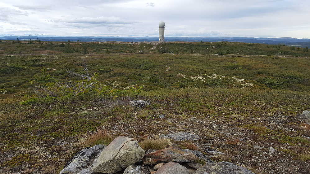 På Hafjell mot værstasjonen
