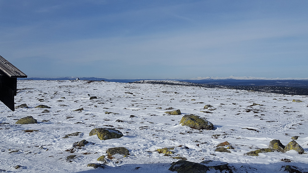 På Nevelfjell mot Hafjell og Rondane
