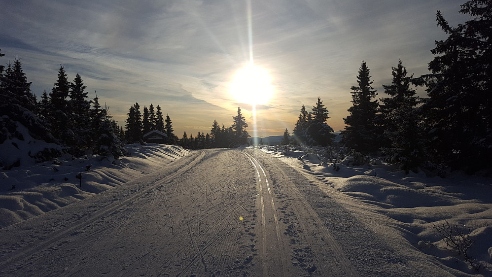 snart klar for å kjøre ned til Nordseter