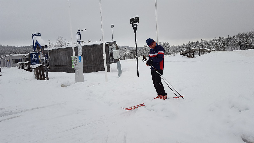 Per Ole er ferdig med skituren