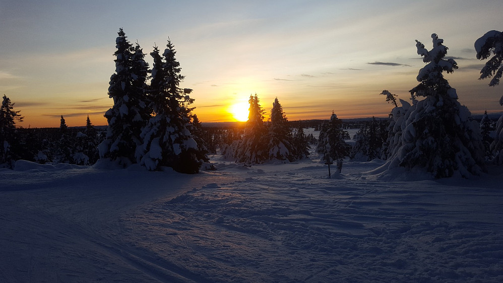 På Nevelåsen, måtte snu meg og se tilbake