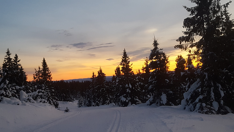 Klar for å kjøre ned igjen til Nordseter