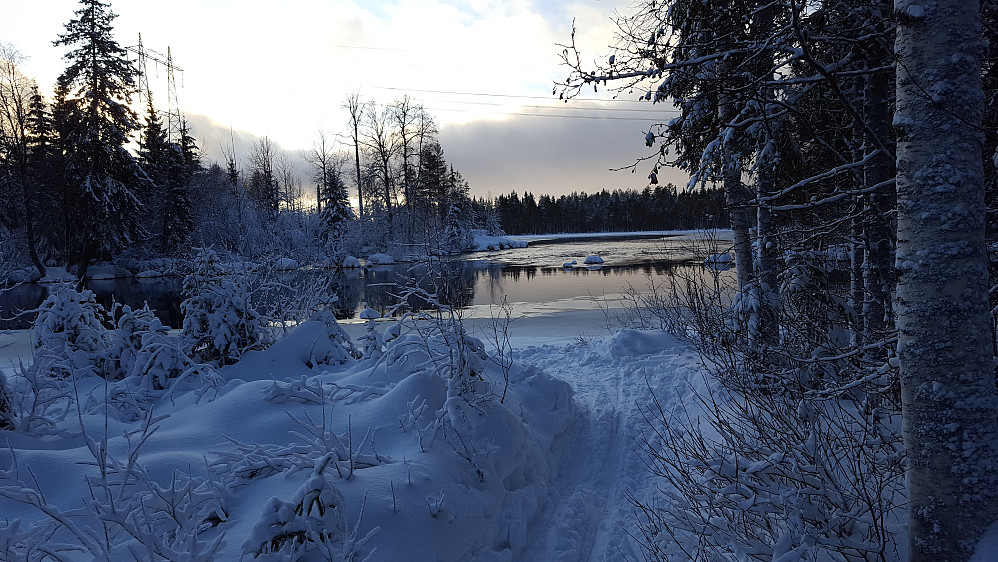 Mesnaelva, ved Birkebeinerløypa