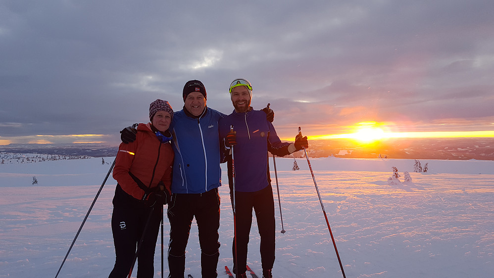 Hyggelig treff på Lunkefjell