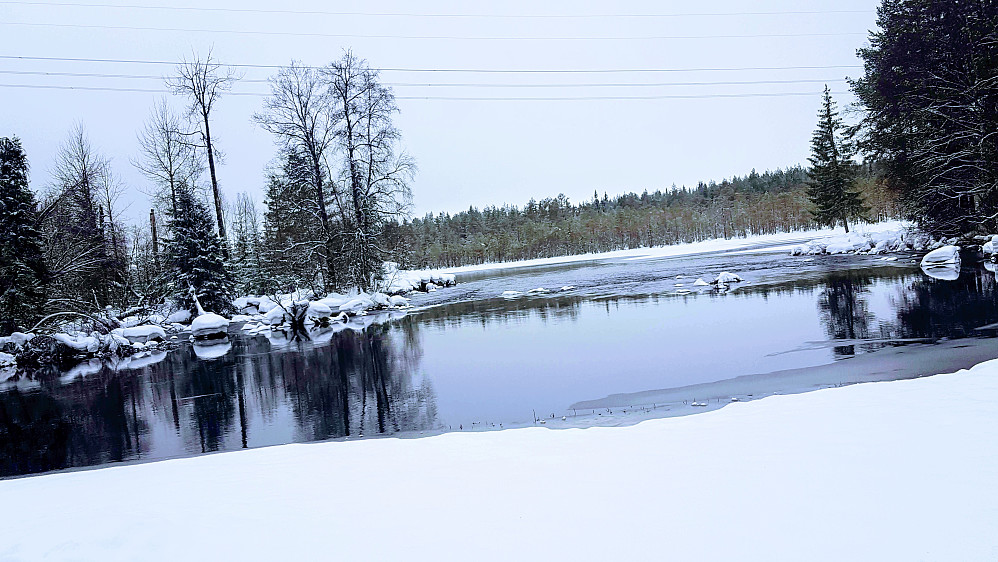Mesnaelva ved Birkebeinerløypa