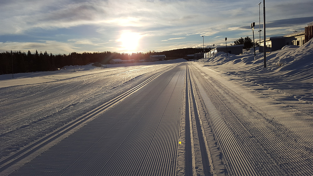 På skistadion