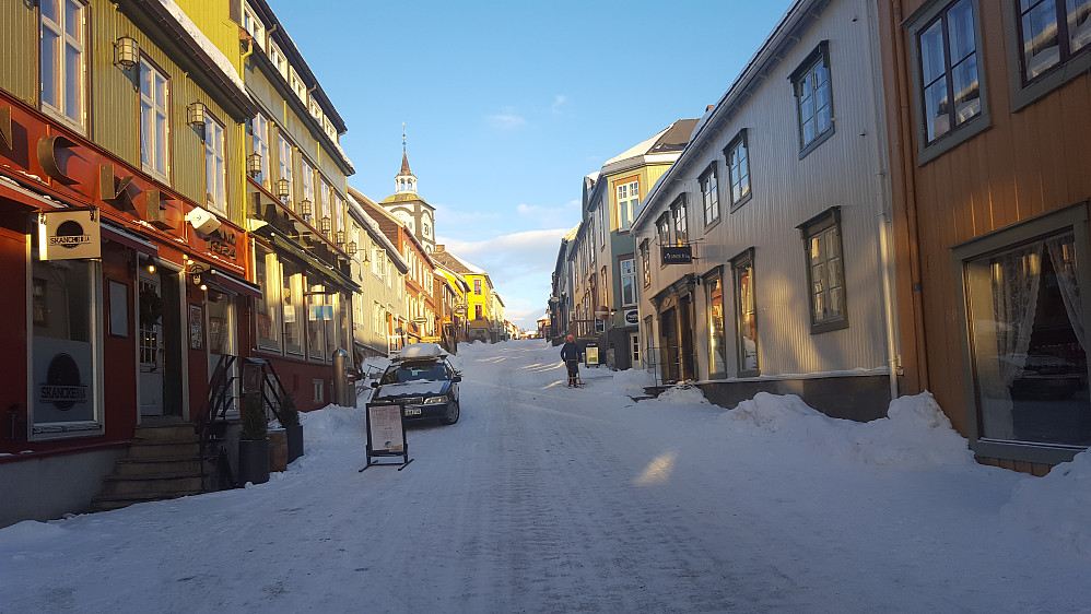 På vei til stasjonen