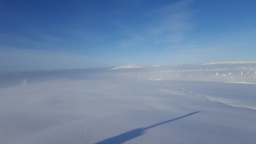 På Lunkefjell, tåka kommer