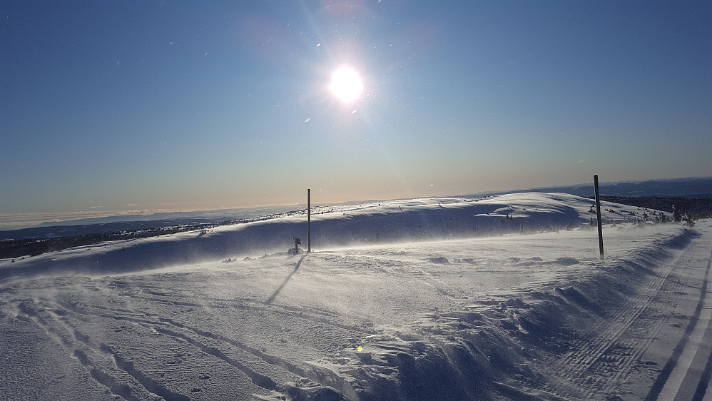Mye vind på Mostfjellet
