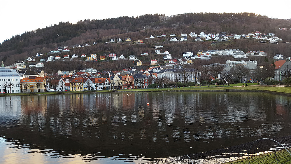 Bergen i morgenlys