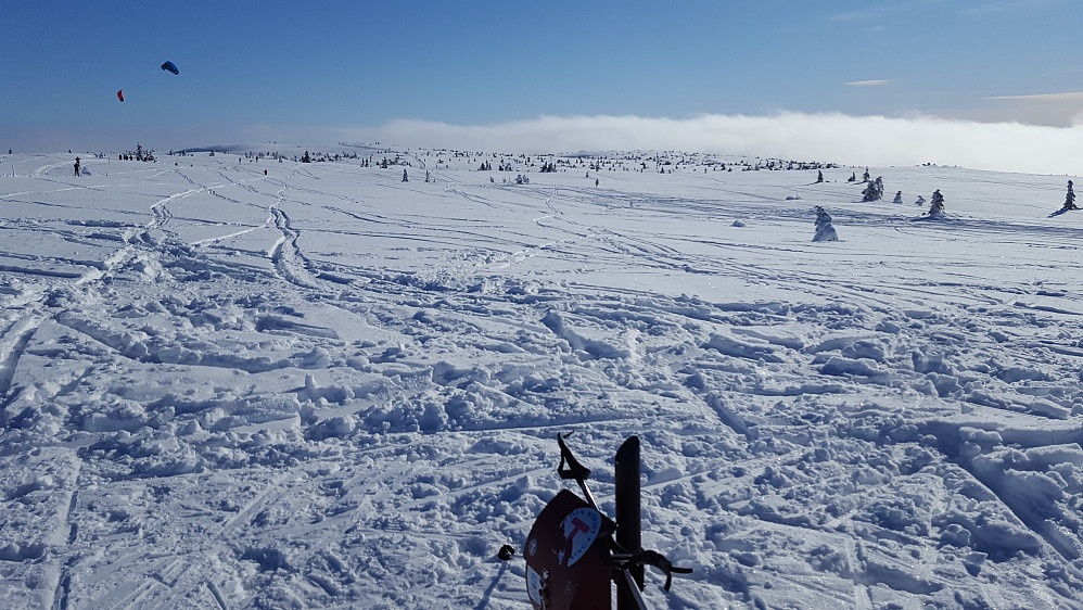 På Lunkefjell, mye aktivitet der i dag
