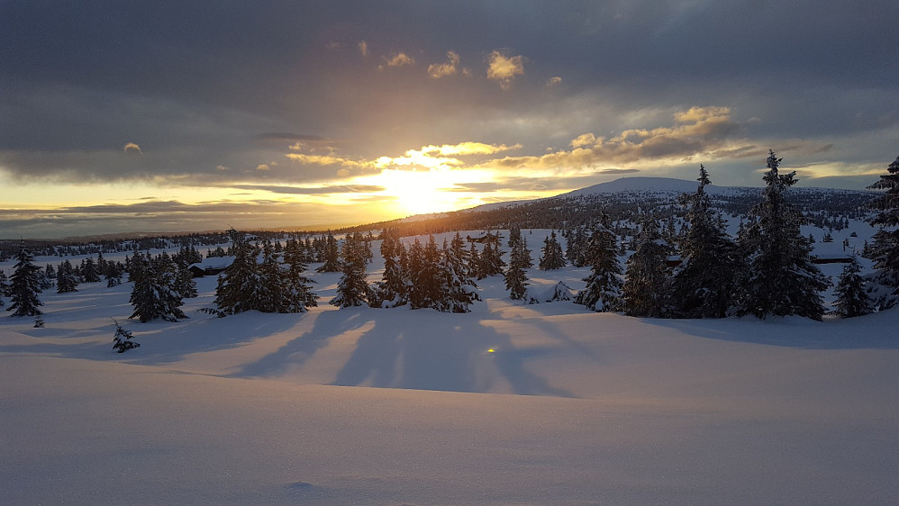 Solnedgang ved Nevelfjell