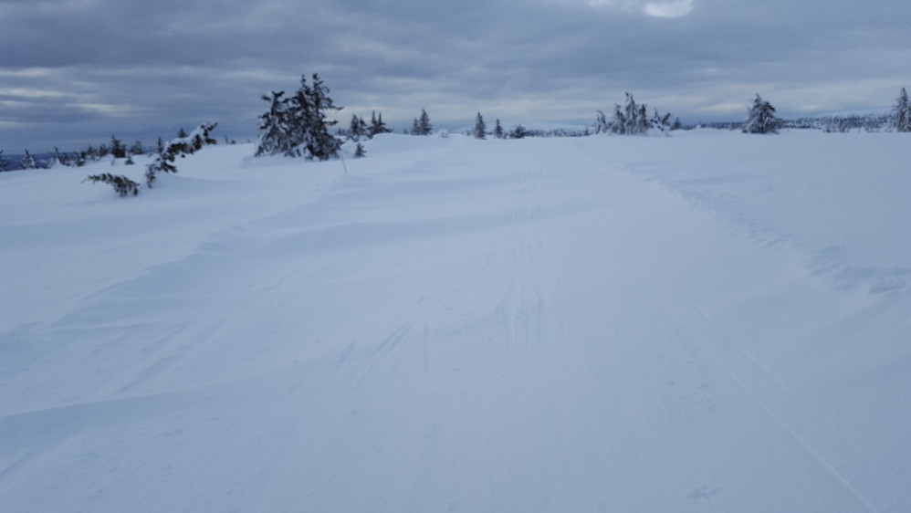Løypene er ikke som før ned fra Lunkefjell