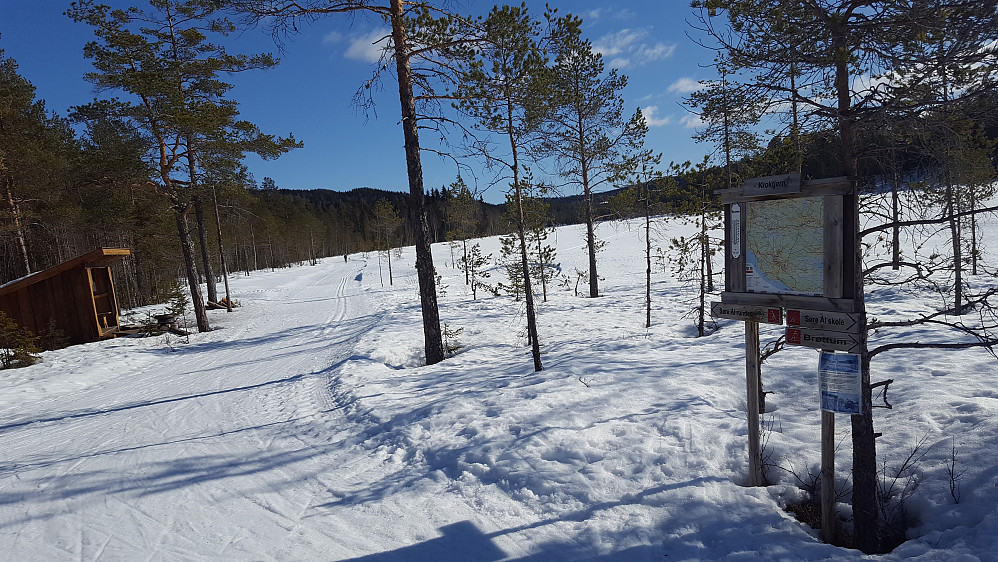Løypekryss ved Kroktjern