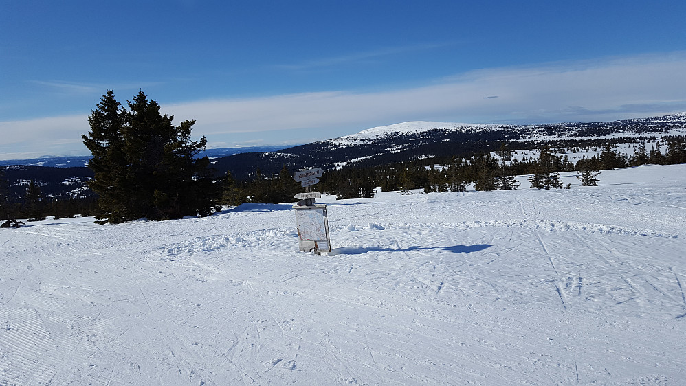 På løypekrysset Nordseterfjellet