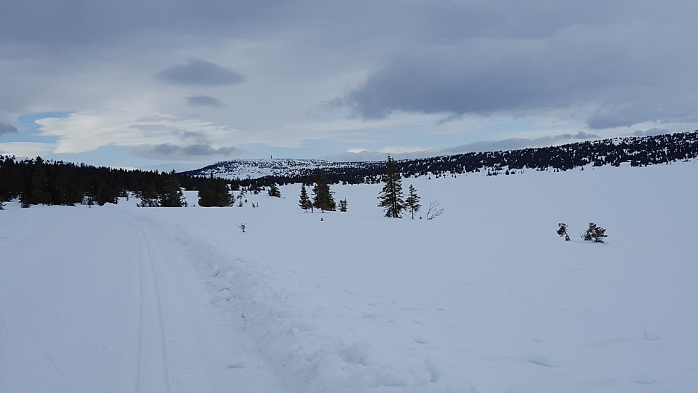 Mot Hafjell, fra Trolløypa langs Reinsvatnet