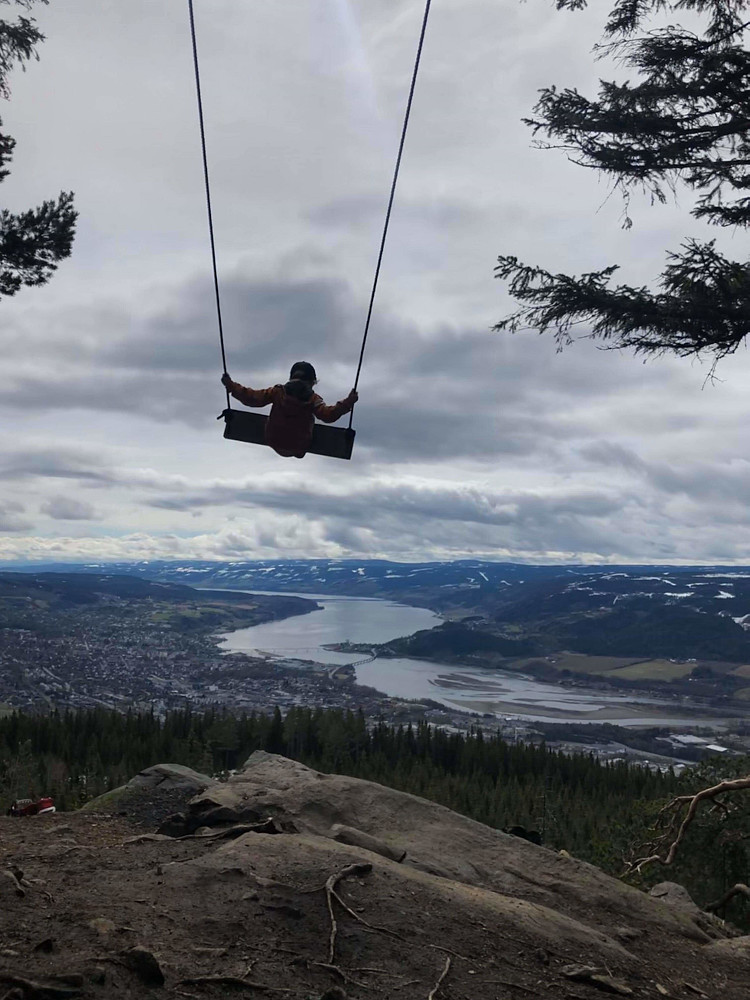 På Balbergkampen utsikt
