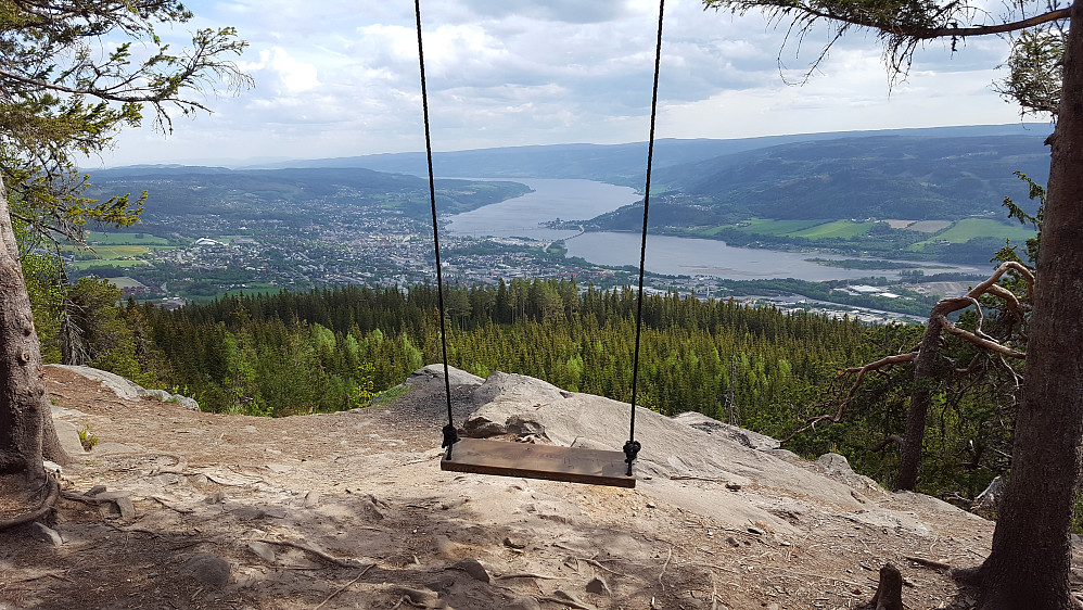 På Balbergkampen utsikt