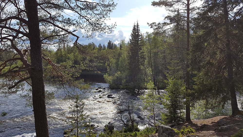 Ved Øfstdalsfossen
