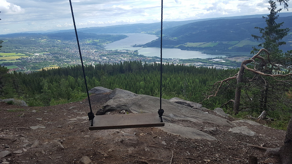 På utsiktspunktet