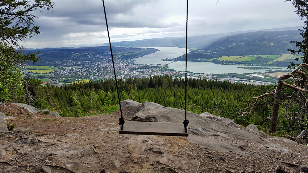På Balbergkampen utsikt