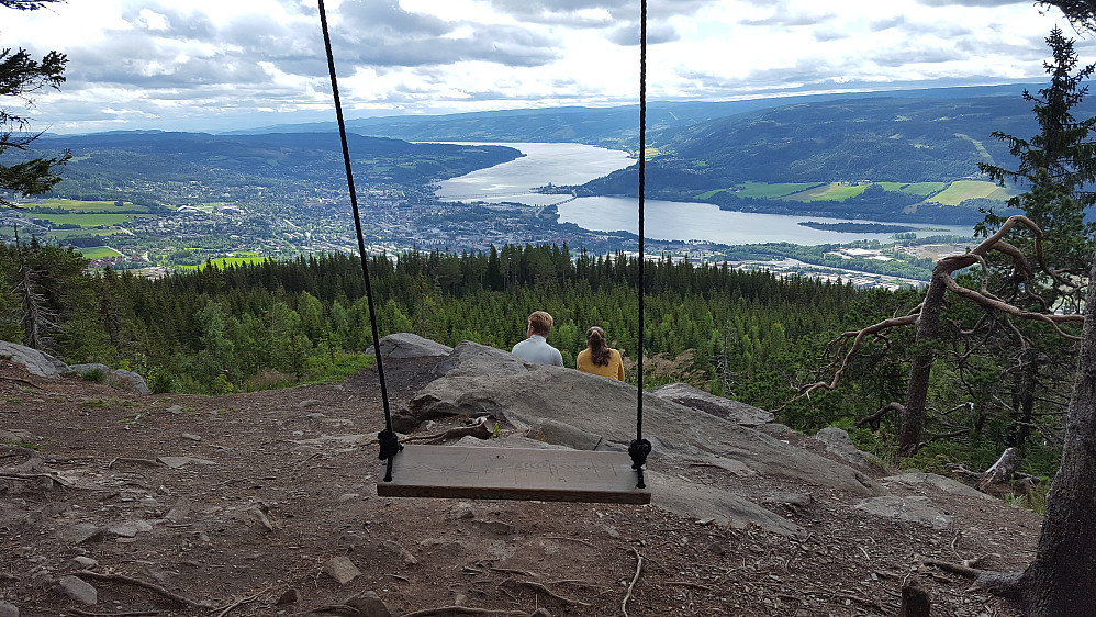 På Balbergkampen utsikt