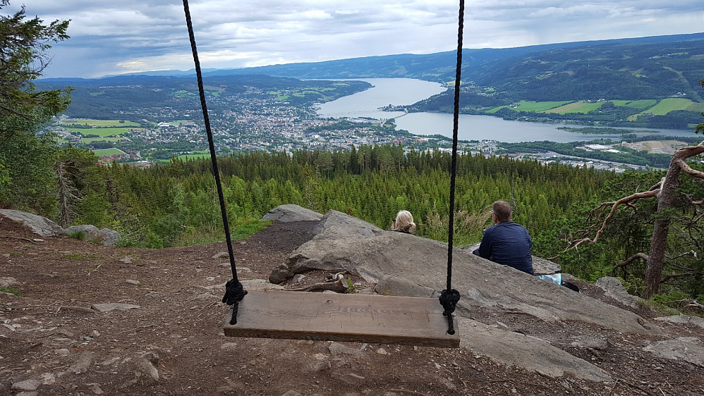 På utsiktspunktet