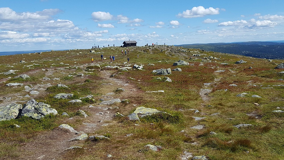 Mange på Nevelfjell i dag