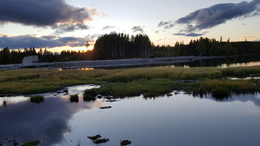 Kveldsstemning ved Krokflø