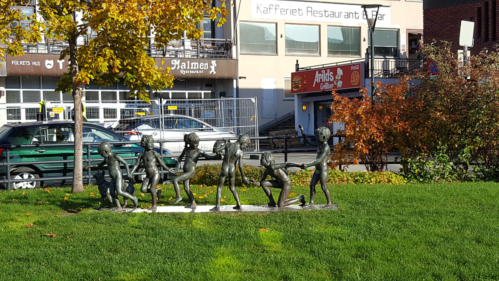 Torget i Narvik