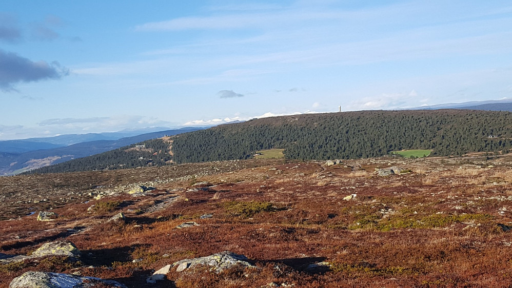 Hvitt i Rondane bak Hafjell