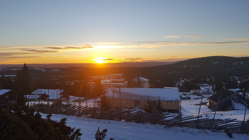 Solnedgang på Nordseter