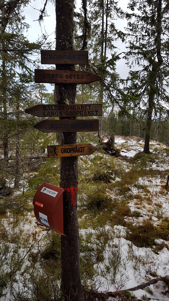 Kryss på Gropråket