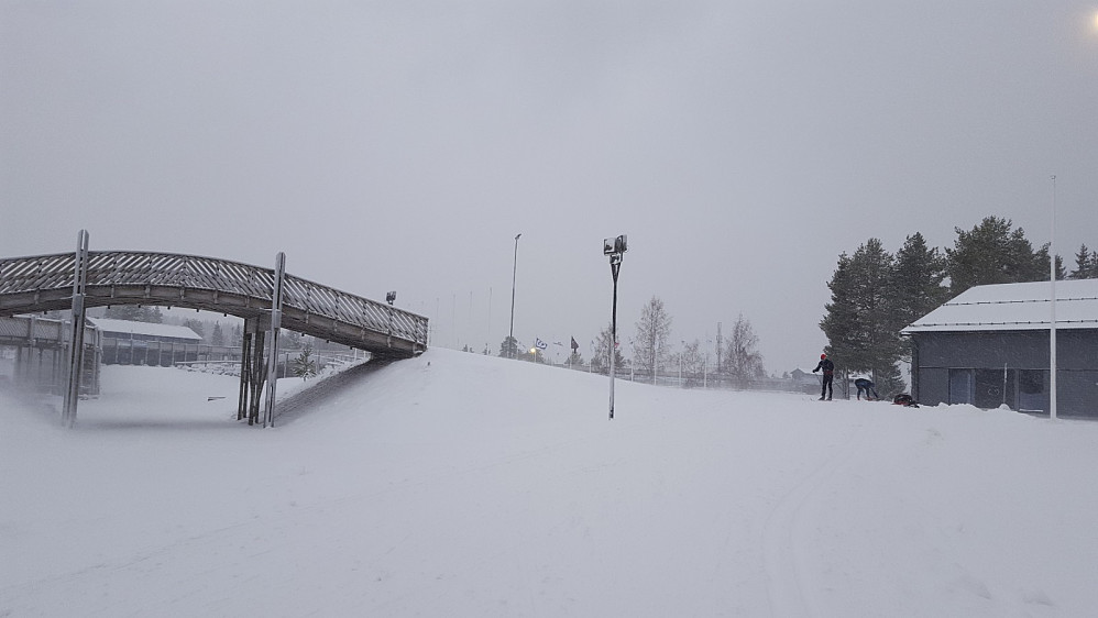 På stadion