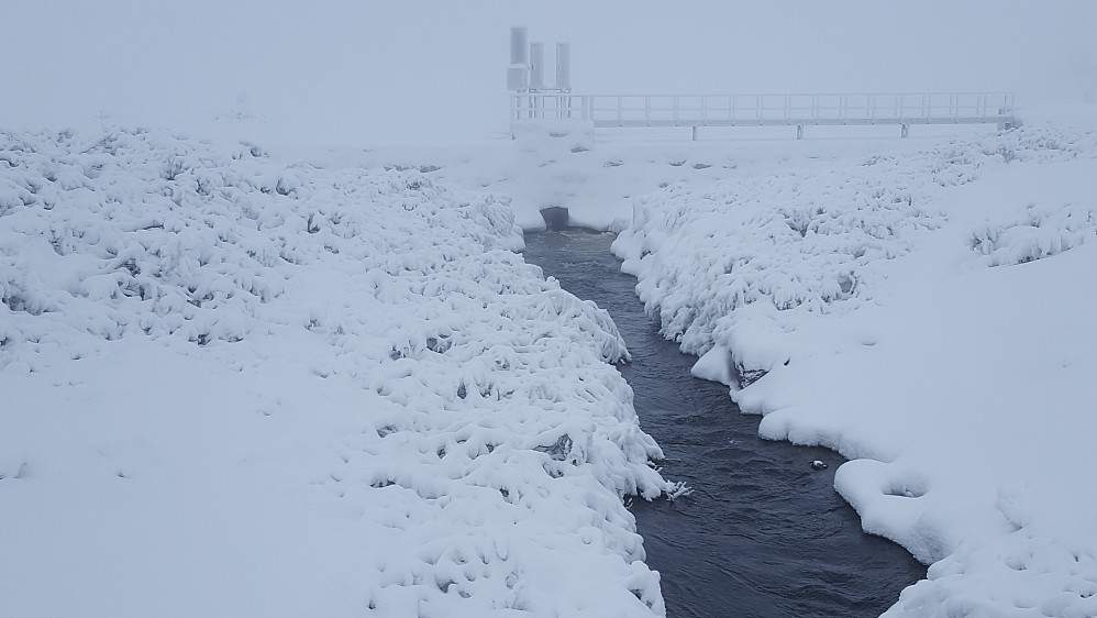 Ved utløpet av Melsjøen