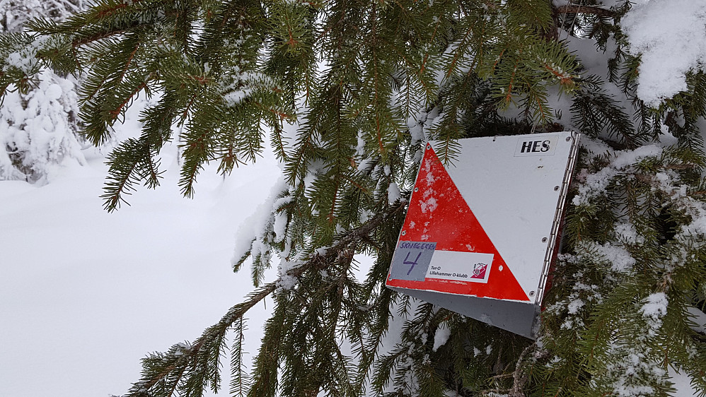 Skijeger-post i OL-løypa
