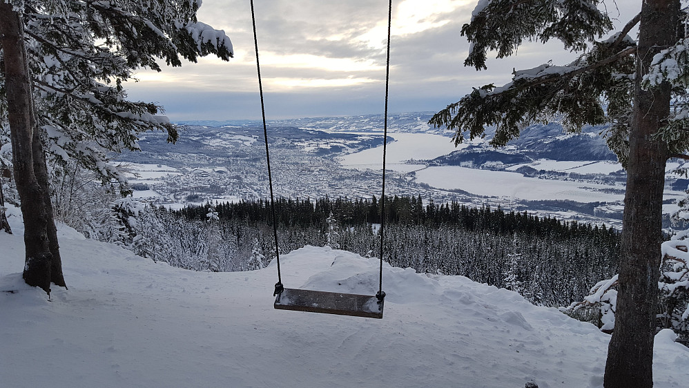 På Balbergkampen utsikt