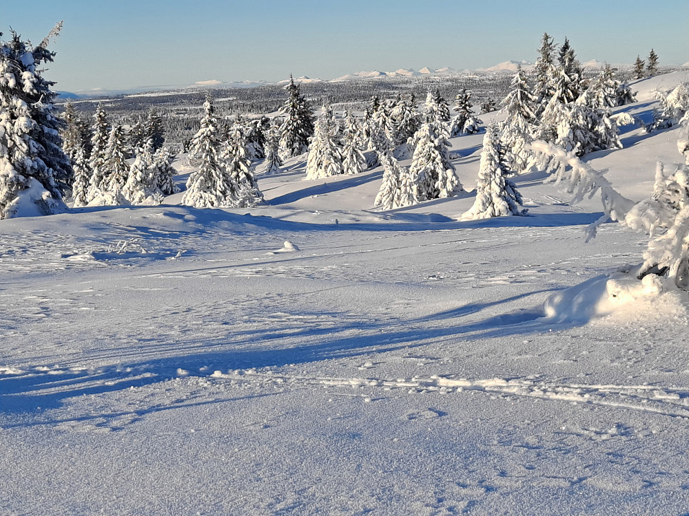 Ned mot Hitvegen, mot Rondane