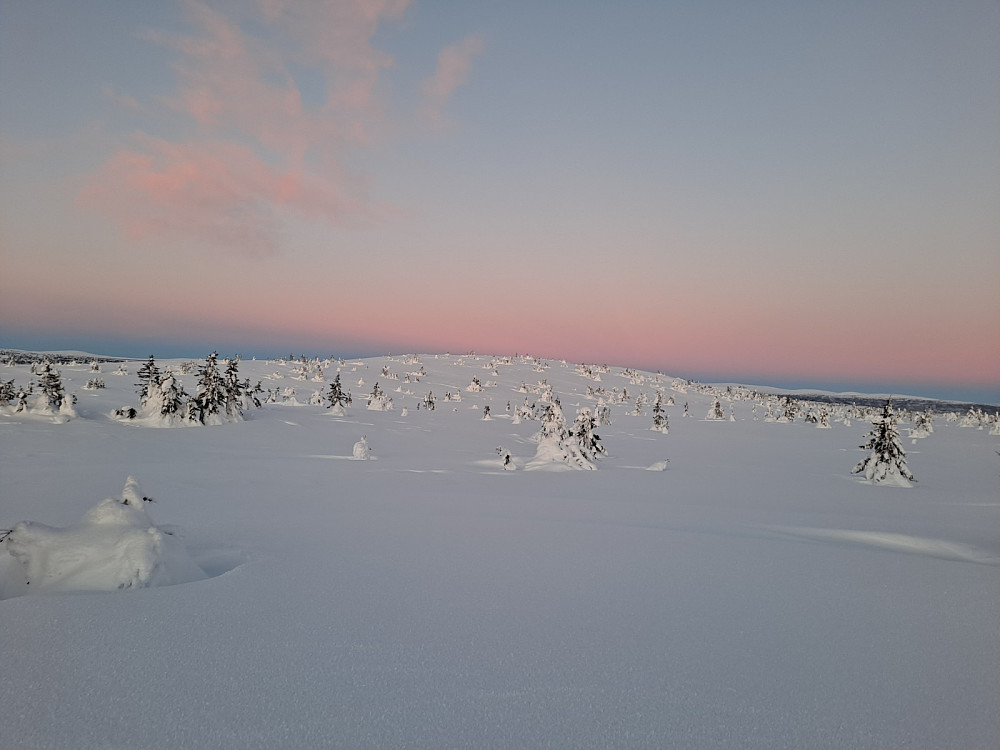 På vei ned fra Lunkefjell