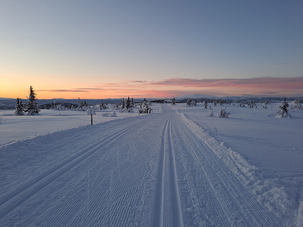 På vei ned fra Lunkefjell